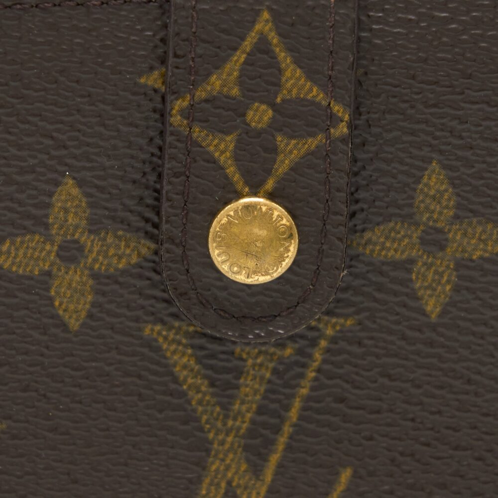 AAA Replica Louis Vuitton LV MONOGRAM PORUTOMONE BIEVUJENOWA BI-FOLD WALLET GHW