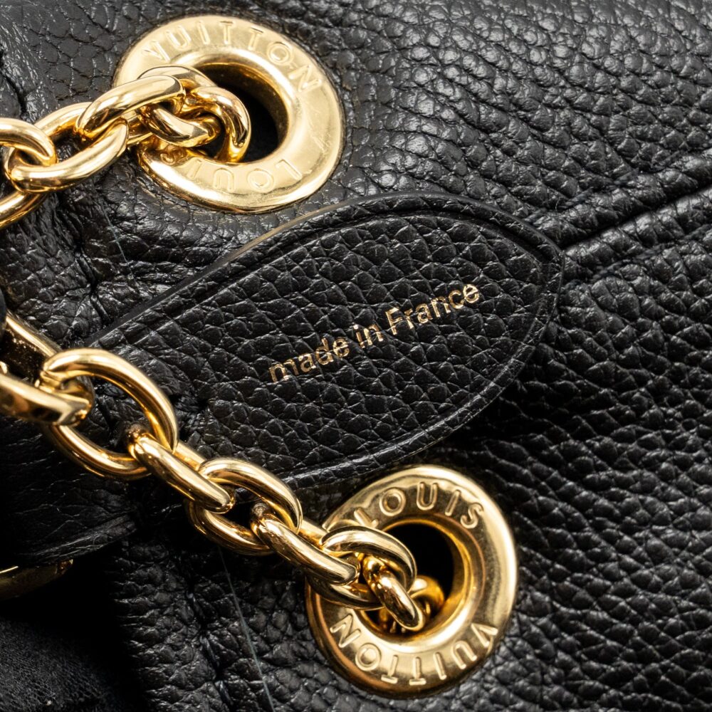 AAA Replica Louis Vuitton LV BUNDLE BAG MONOGRAM EMPREINTE LEATHER BLACK GHW