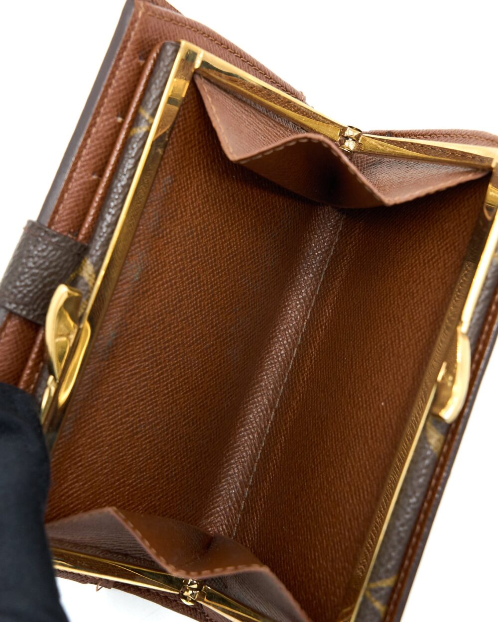 AAA Replica Louis Vuitton LV MONOGRAM PORUTOMONE BIEVUJENOWA BI-FOLD WALLET GHW