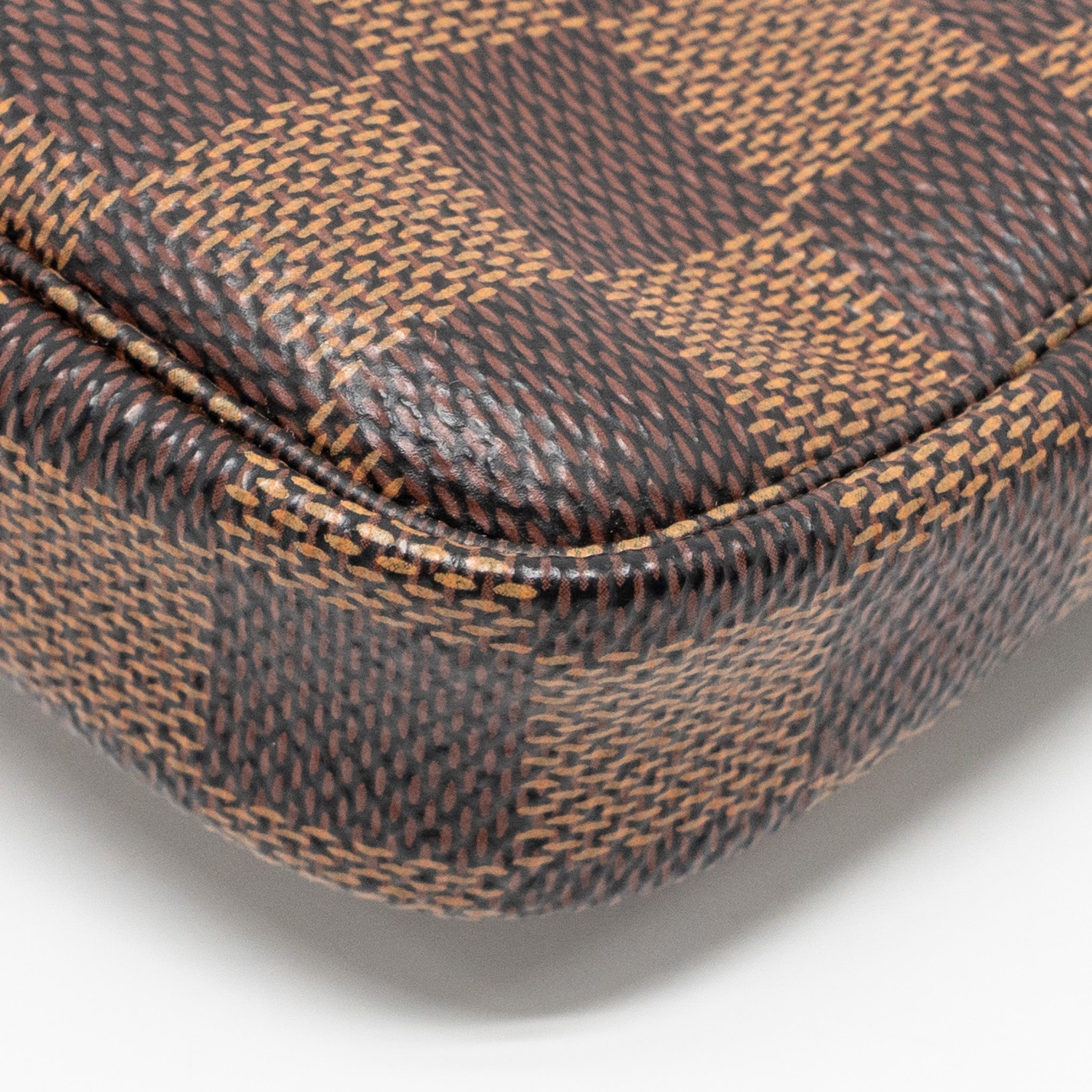 AAA Replica Louis Vuitton LV MINI POCHETTE ACCESSORIES DAMIER EBENE CANVAS GHW