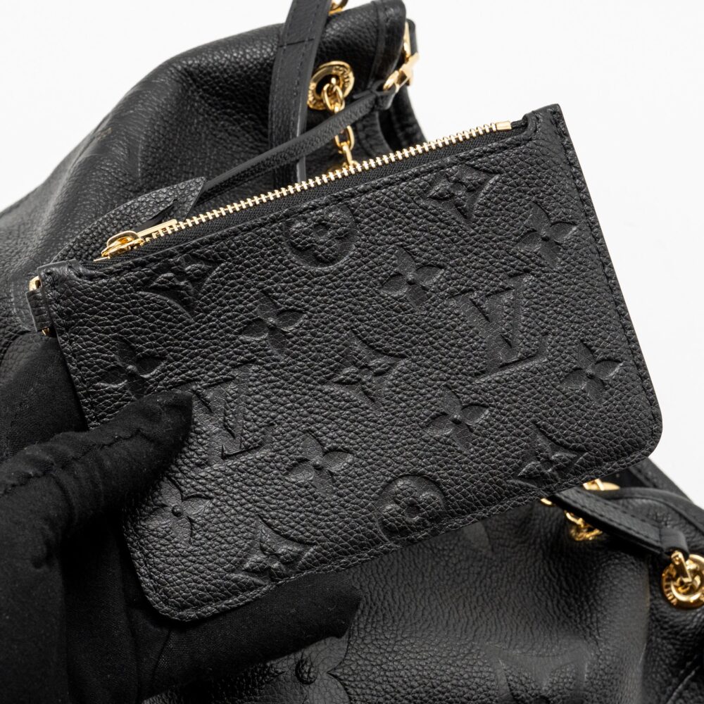 AAA Replica Louis Vuitton LV BUNDLE BAG MONOGRAM EMPREINTE LEATHER BLACK GHW
