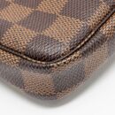AAA Replica Louis Vuitton LV MINI POCHETTE ACCESSORIES DAMIER EBENE CANVAS GHW