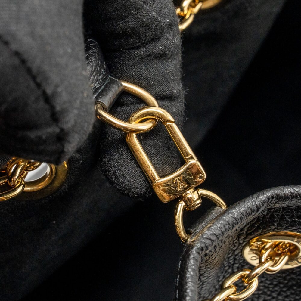 AAA Replica Louis Vuitton LV BUNDLE BAG MONOGRAM EMPREINTE LEATHER BLACK GHW