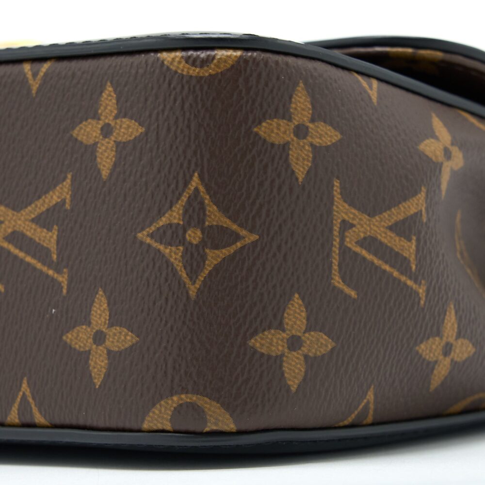 AAA Replica Louis Vuitton LV CHERRYWOOD BB PATENT/MONOGRAM CANVAS BLACK GHW