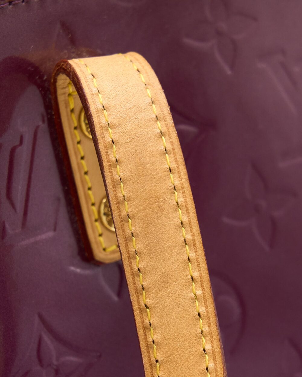 AAA Replica Louis Vuitton LV BELLEVUE PM MONOGRAM VERNIS VIOLETTE GHW