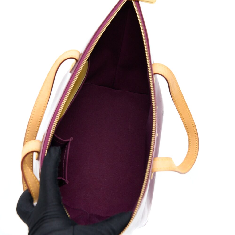 AAA Replica Louis Vuitton LV BELLEVUE PM MONOGRAM VERNIS VIOLETTE GHW