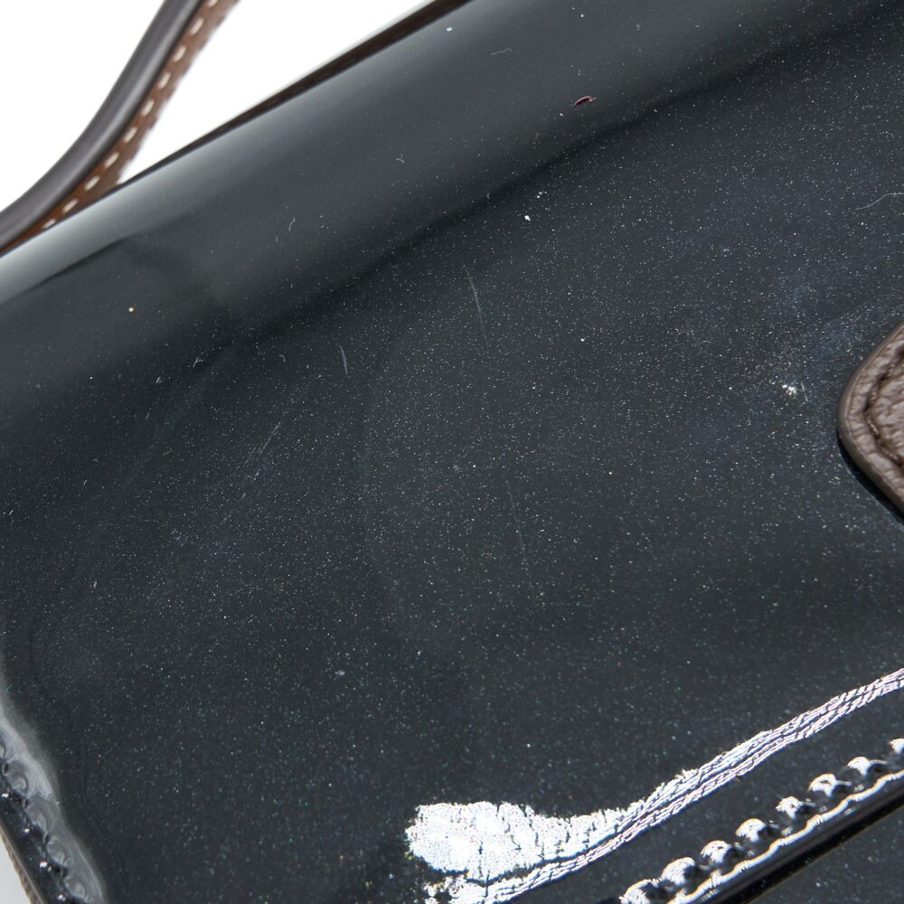 AAA Replica Louis Vuitton LV CHERRYWOOD BB PATENT/MONOGRAM CANVAS BLACK GHW
