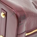 AAA Replica Louis Vuitton LV ALMA PM PATENT LEATHER AMARANTE GHW