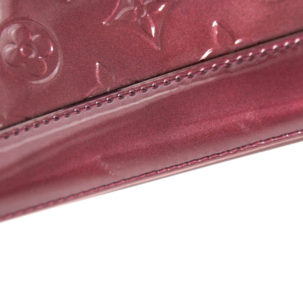 AAA Replica Louis Vuitton LV ALMA PM PATENT LEATHER AMARANTE GHW
