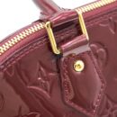 AAA Replica Louis Vuitton LV ALMA PM PATENT LEATHER AMARANTE GHW