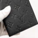 AAA Replica Louis Vuitton LV PASSPORT COVER MONOGRAM EMPREINTE LEATHER BLACK