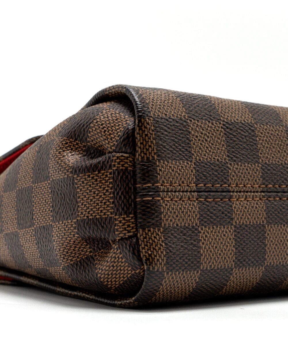 AAA Replica Louis Vuitton LV CROISETTE BAG DAMIER EBENE CANVAS GHW