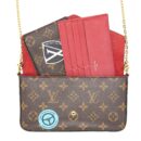 AAA Replica Louis Vuitton LV FELICIE POCHETTE LIMITED EDITION MONOGRAM CANVAS GHW