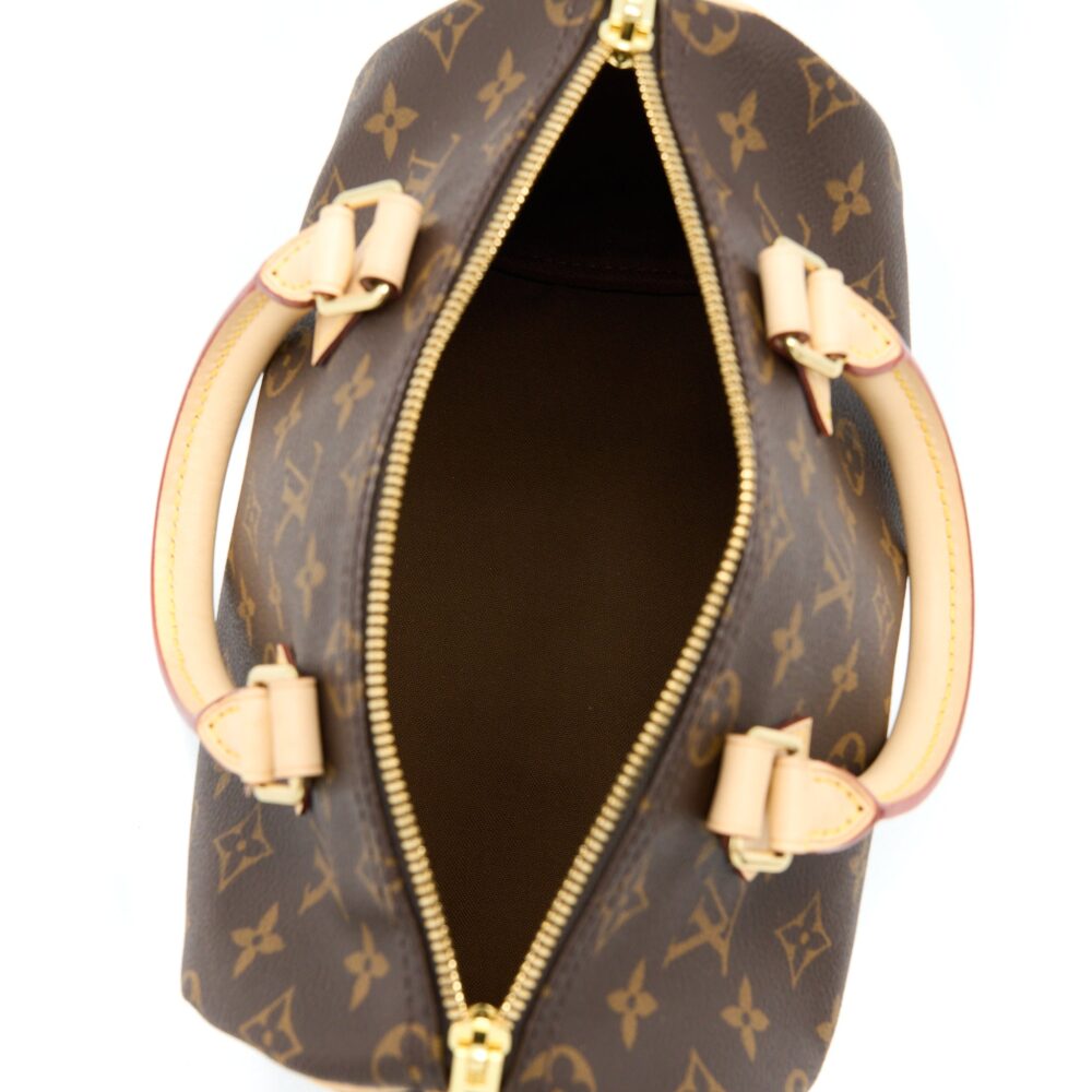 AAA Replica Louis Vuitton LV SPEEDY BANDOULIERE 25 MONOGRAM CANVAS GHW