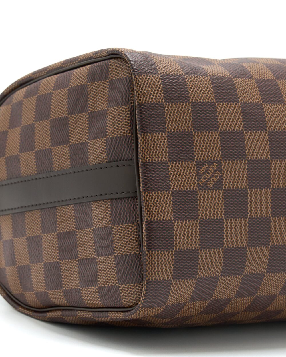 AAA Replica Louis Vuitton LV SPEEDY 25 DAMIER EBENE GHW