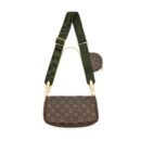 AAA Replica Louis Vuitton LV MULTI POCHETTE WITH KHAKI STRAP