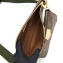 AAA Replica Louis Vuitton LV MULTI POCHETTE WITH KHAKI STRAP