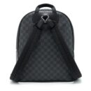 AAA Replica Louis Vuitton LV DAMIER GRAPHITE BACKPACK BLACK SHW