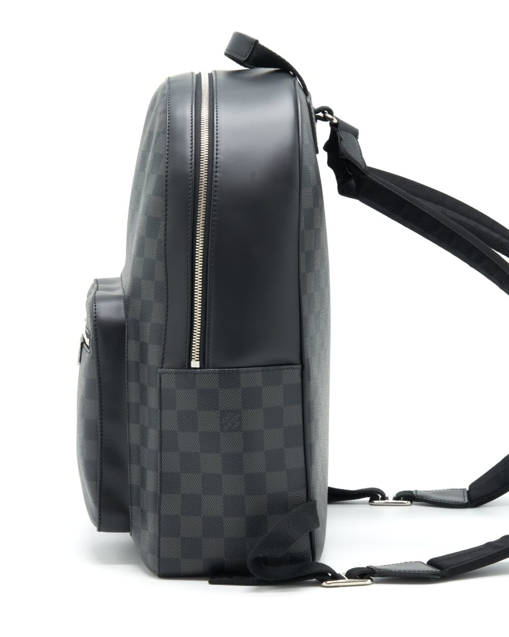 AAA Replica Louis Vuitton LV DAMIER GRAPHITE BACKPACK BLACK SHW