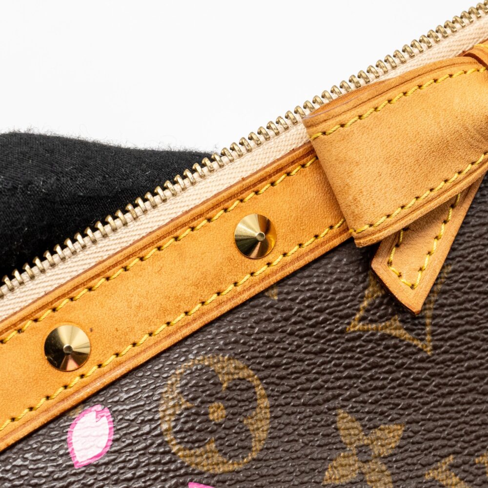 AAA Replica Louis Vuitton LV VINTAGE TAKASHI MURAKAMI CHERRY BLOSSOM POCHETTE ACCESSORIES MONOGRAM MULTICOLOUR GHW