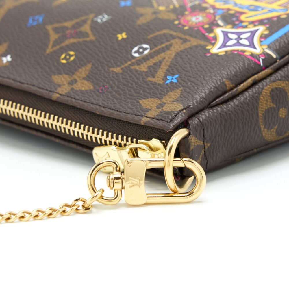 AAA Replica Louis Vuitton LV MINI POCHETTE LIMITED EDITION MONOGRAM CANVAS GHW