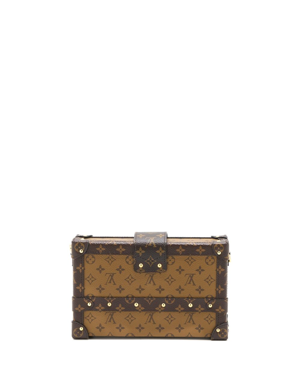 AAA Replica Louis Vuitton LV PETITE MALLE MONOGRAM REVERSE CANVAS GHW