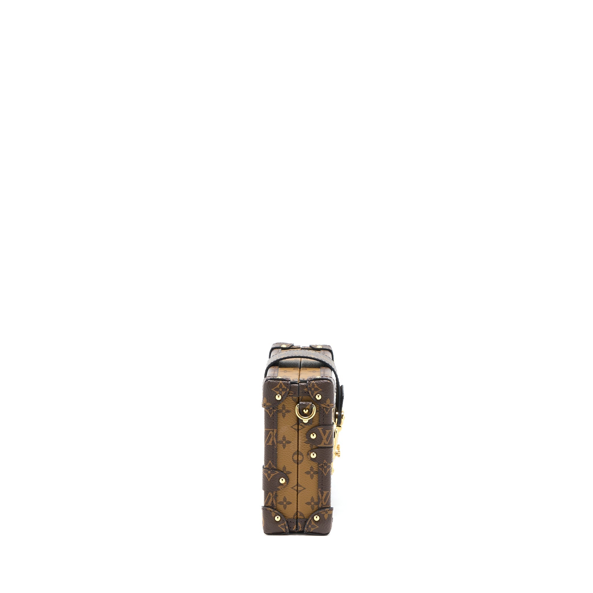 AAA Replica Louis Vuitton LV PETITE MALLE MONOGRAM REVERSE CANVAS GHW