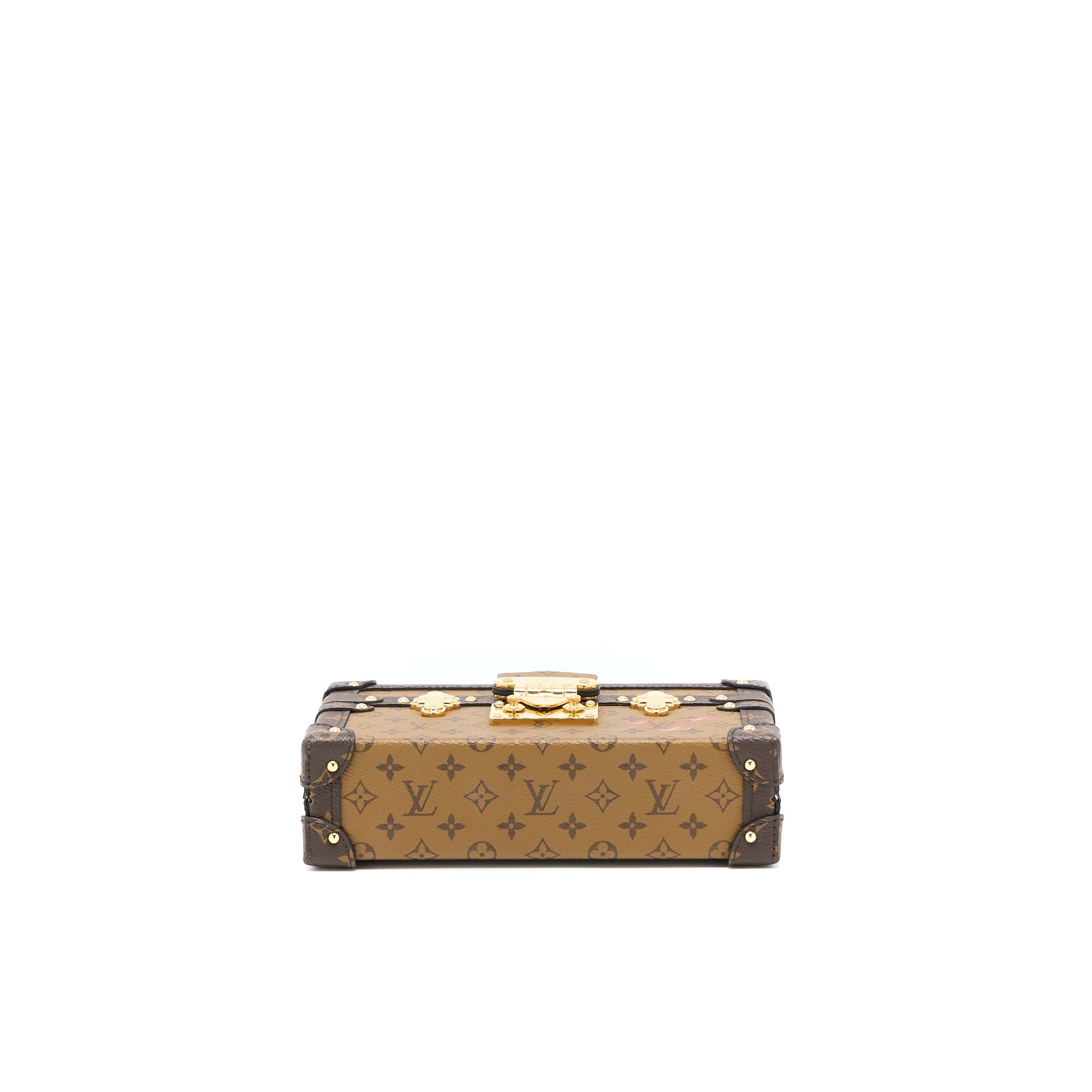 AAA Replica Louis Vuitton LV PETITE MALLE MONOGRAM REVERSE CANVAS GHW