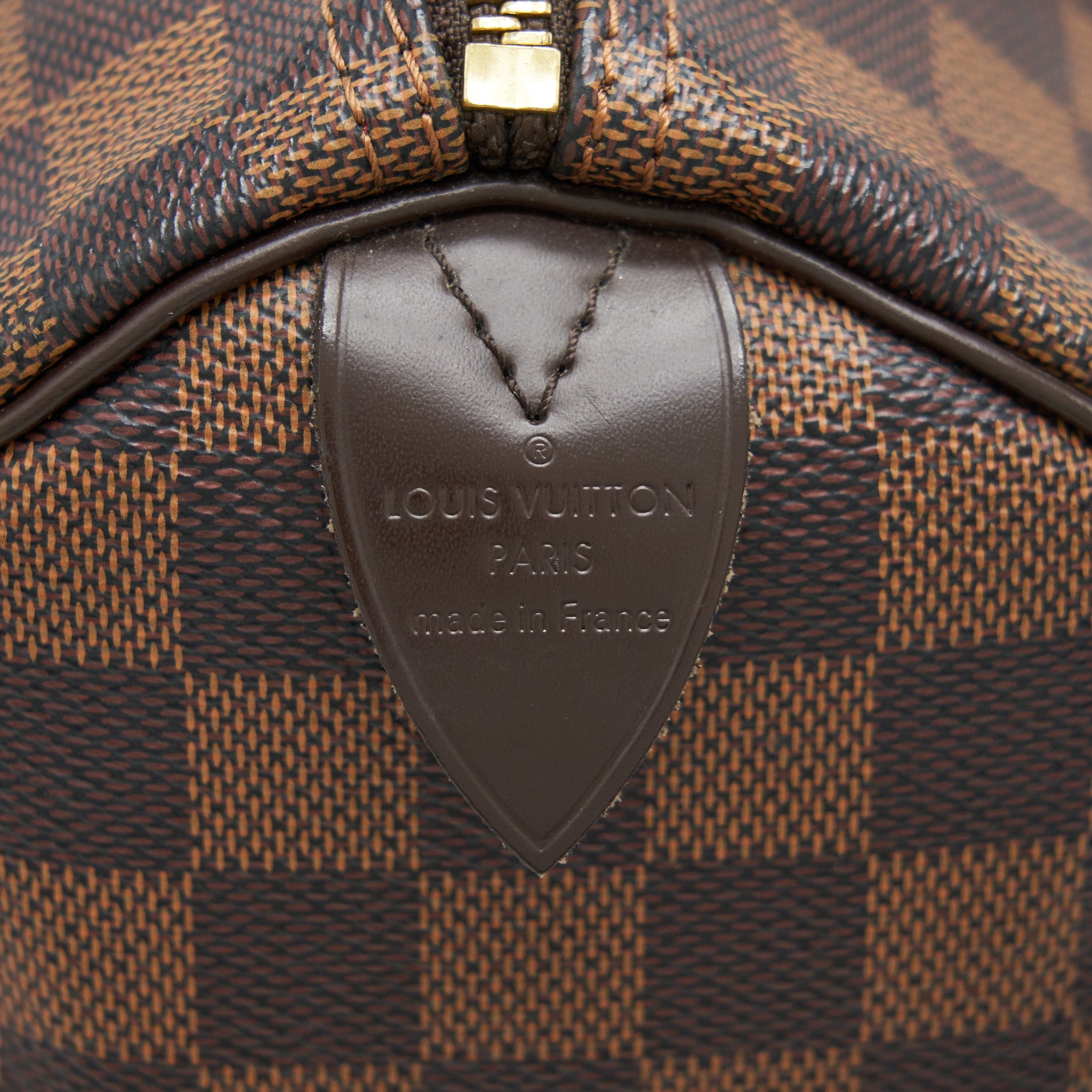 AAA Replica Louis Vuitton LV SPEEDY 30 DAMIER EBENE