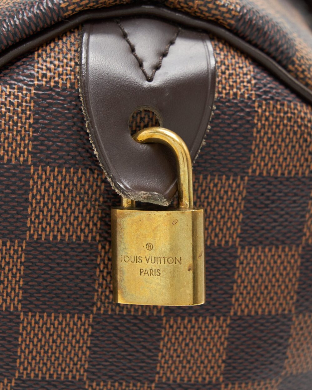 AAA Replica Louis Vuitton LV SPEEDY 30 DAMIER EBENE
