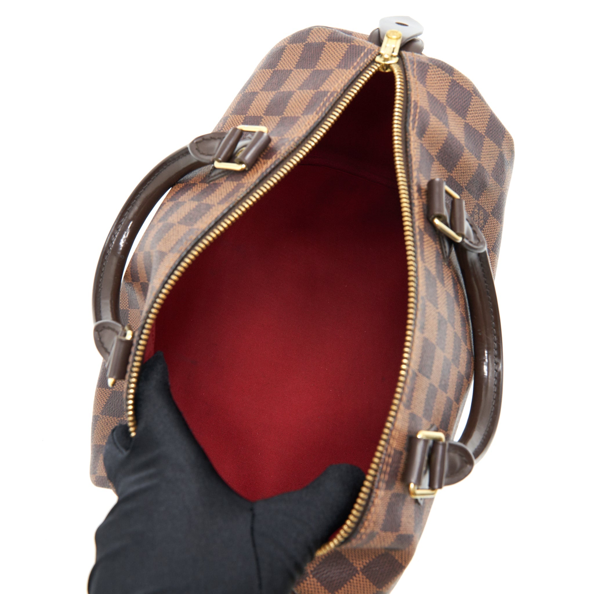 AAA Replica Louis Vuitton LV SPEEDY 30 DAMIER EBENE