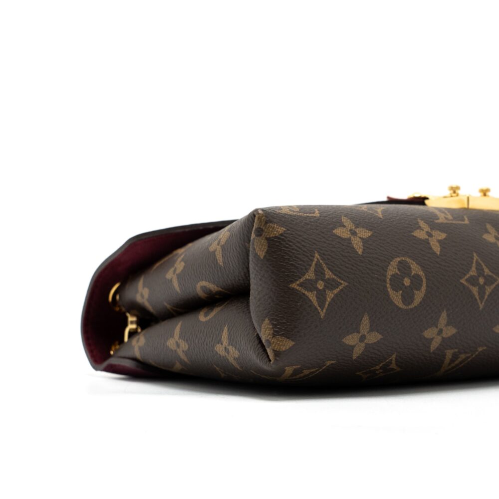 AAA Replica Louis Vuitton LV PALLAS CHAIN BAG MONOGRAM CANVAS/AURORE GHW