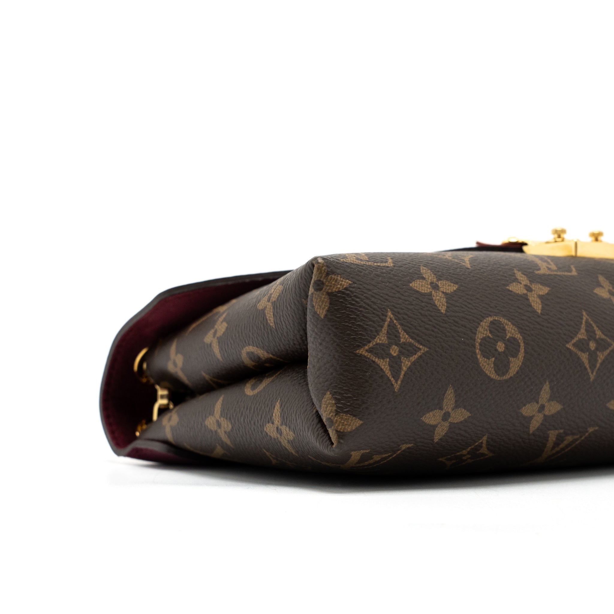 AAA Replica Louis Vuitton LV PALLAS CHAIN BAG MONOGRAM CANVAS/AURORE GHW