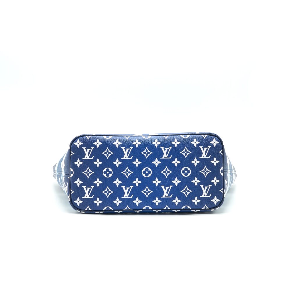 AAA Replica Louis Vuitton LV ESCALE TOTE MONOGRAM IN BLUE