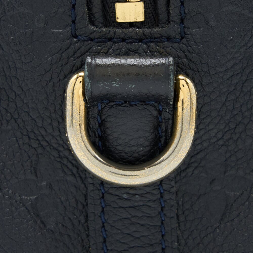 AAA Replica Louis Vuitton LV SPEEDY 25 MONOGRAM EMPREINTE BLACK GHW