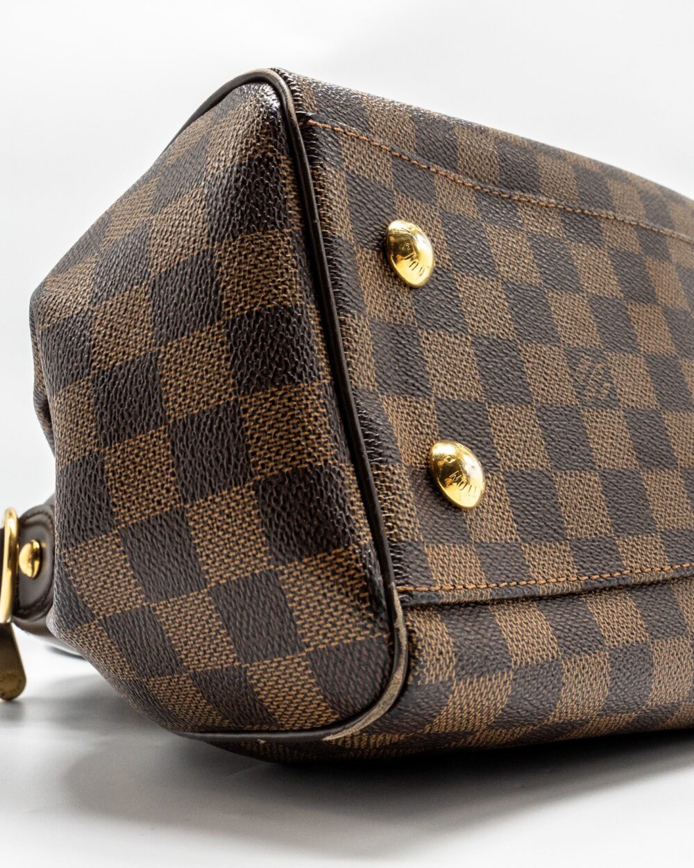 AAA Replica Louis Vuitton LV TREVI TOTE BAG DAMIER EBENE CANVAS GHW 