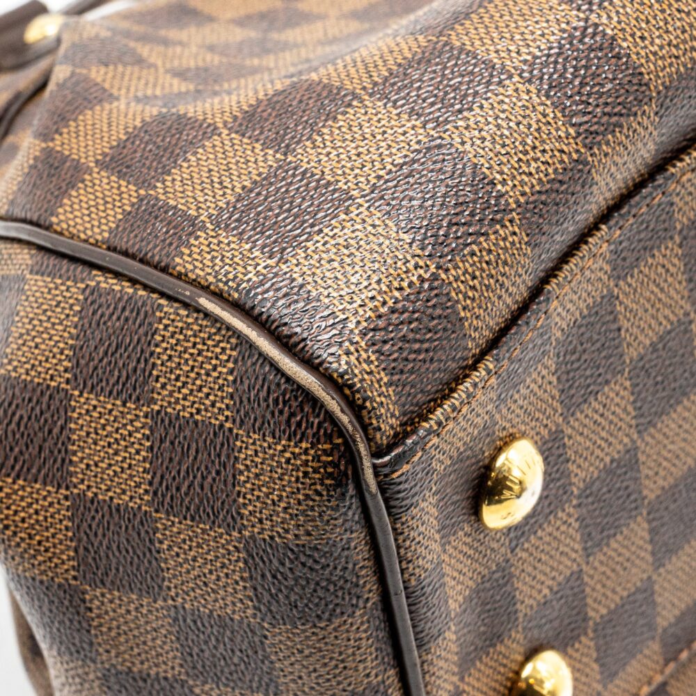 AAA Replica Louis Vuitton LV TREVI TOTE BAG DAMIER EBENE CANVAS GHW