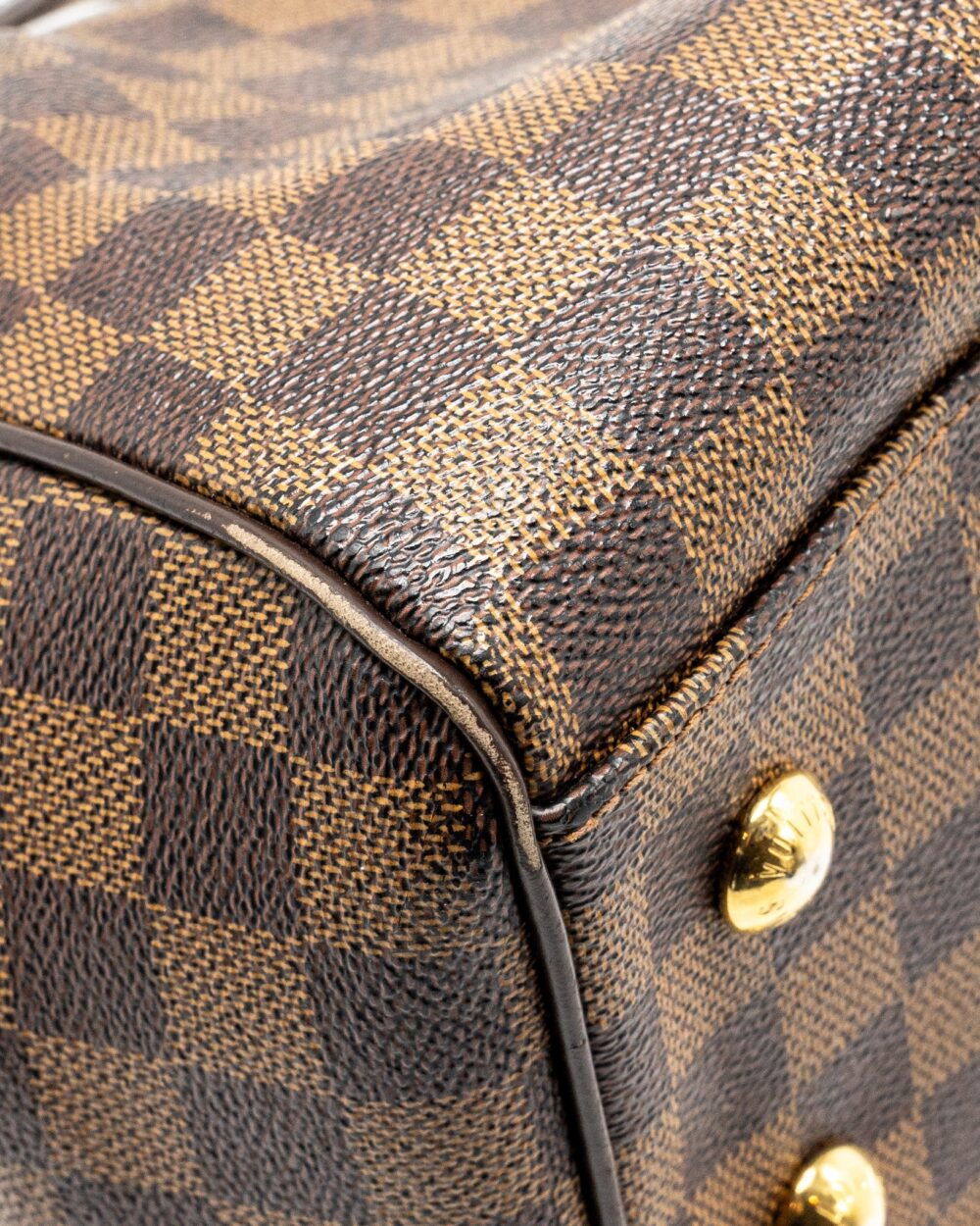 AAA Replica Louis Vuitton LV TREVI TOTE BAG DAMIER EBENE CANVAS GHW 