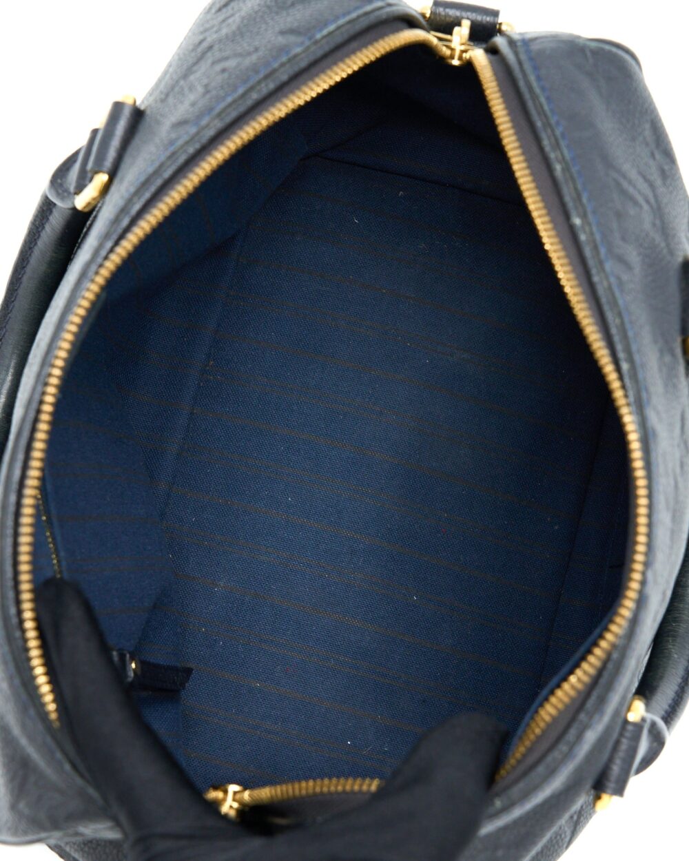 AAA Replica Louis Vuitton LV SPEEDY 25 MONOGRAM EMPREINTE BLACK GHW