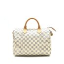 AAA Replica Louis Vuitton LV SPEEDY 30 DAMIER AZUR CANVAS HANDBAG