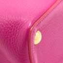 AAA Replica Louis Vuitton LV CAPUCINES BB CALFSKIN PINK/BRIGHT ORANGE GHW