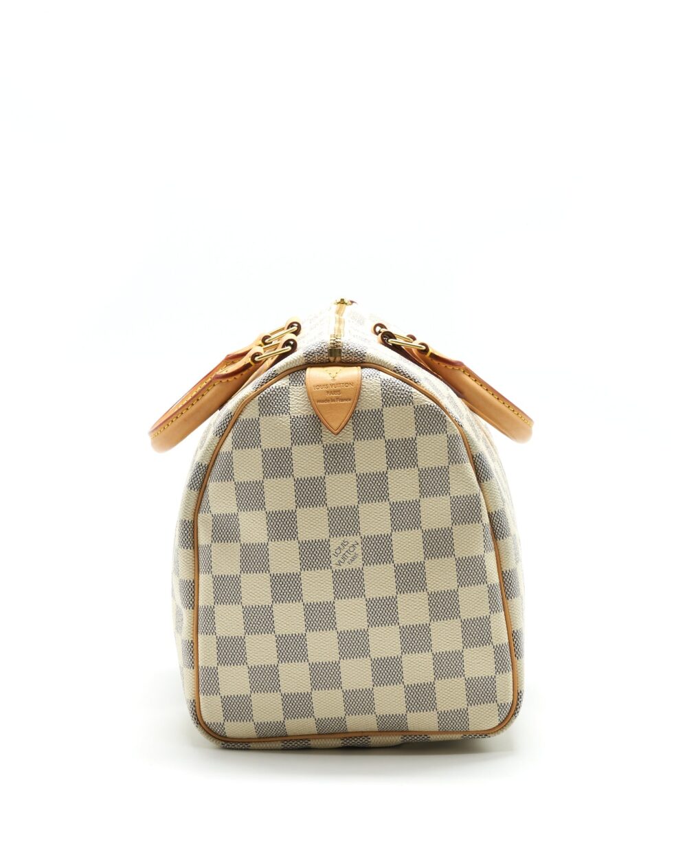 AAA Replica Louis Vuitton LV SPEEDY 30 DAMIER AZUR CANVAS HANDBAG