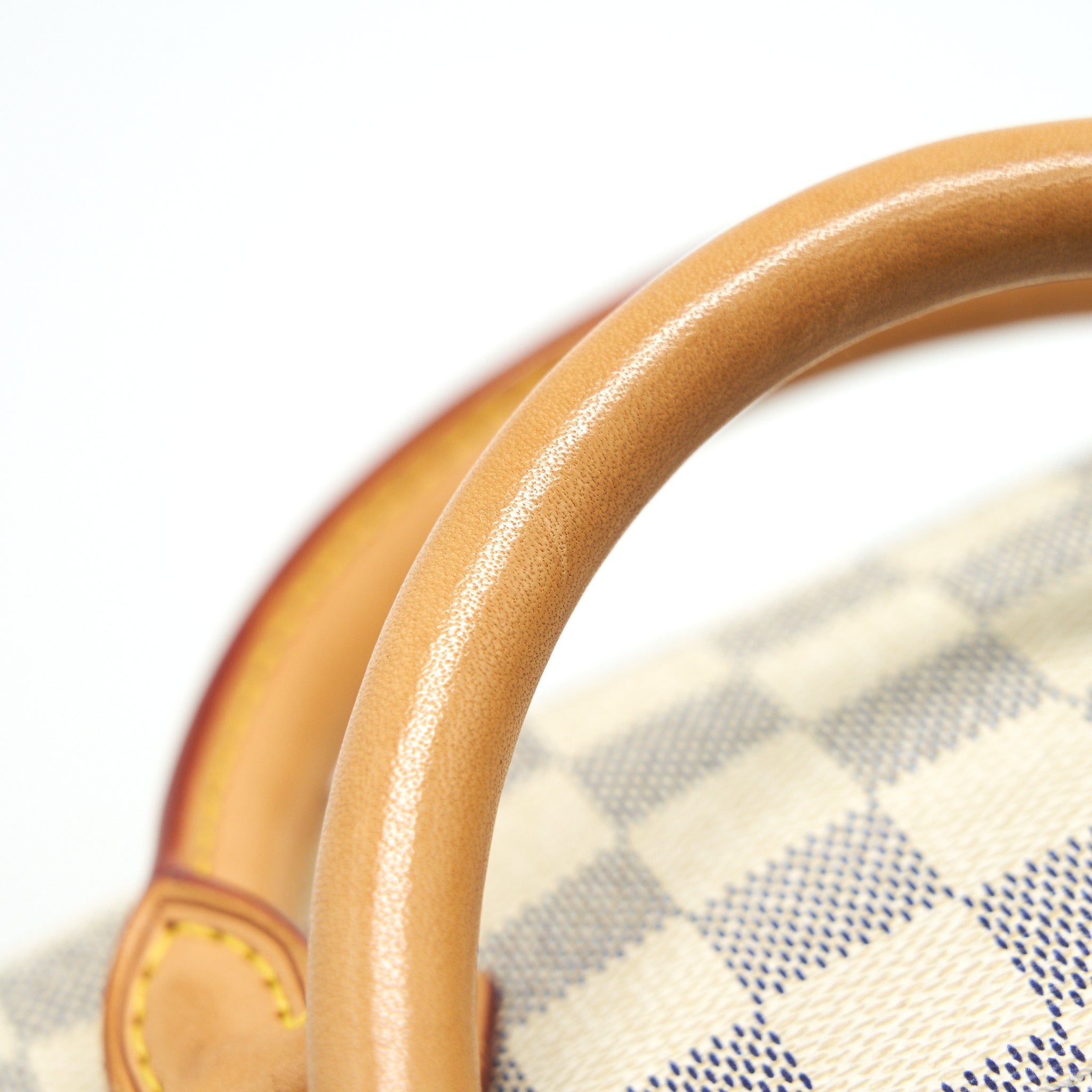 AAA Replica Louis Vuitton LV SPEEDY 30 DAMIER AZUR CANVAS HANDBAG