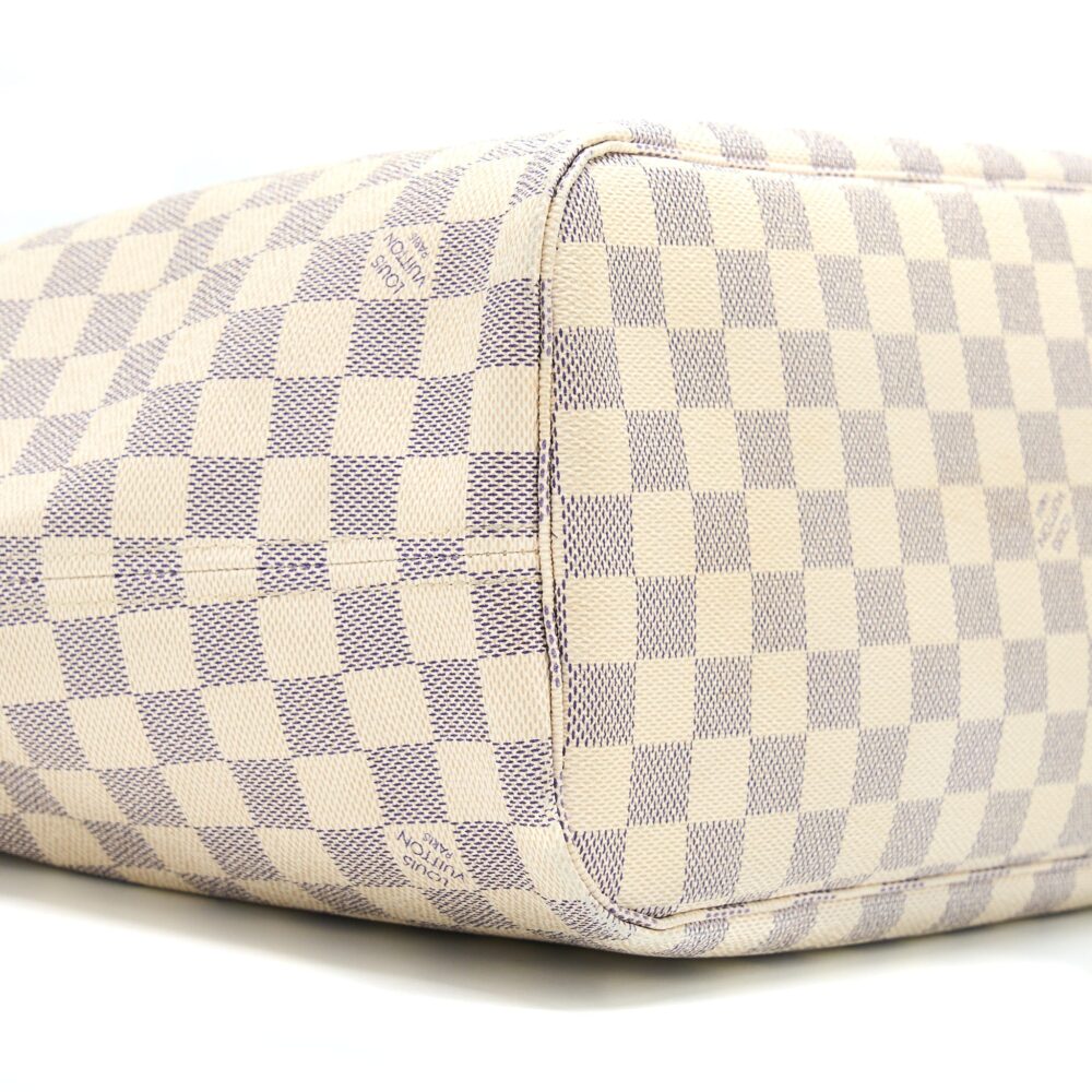 AAA Replica Louis Vuitton LV NEVERFULL MM DAMIER AZUR GHW
