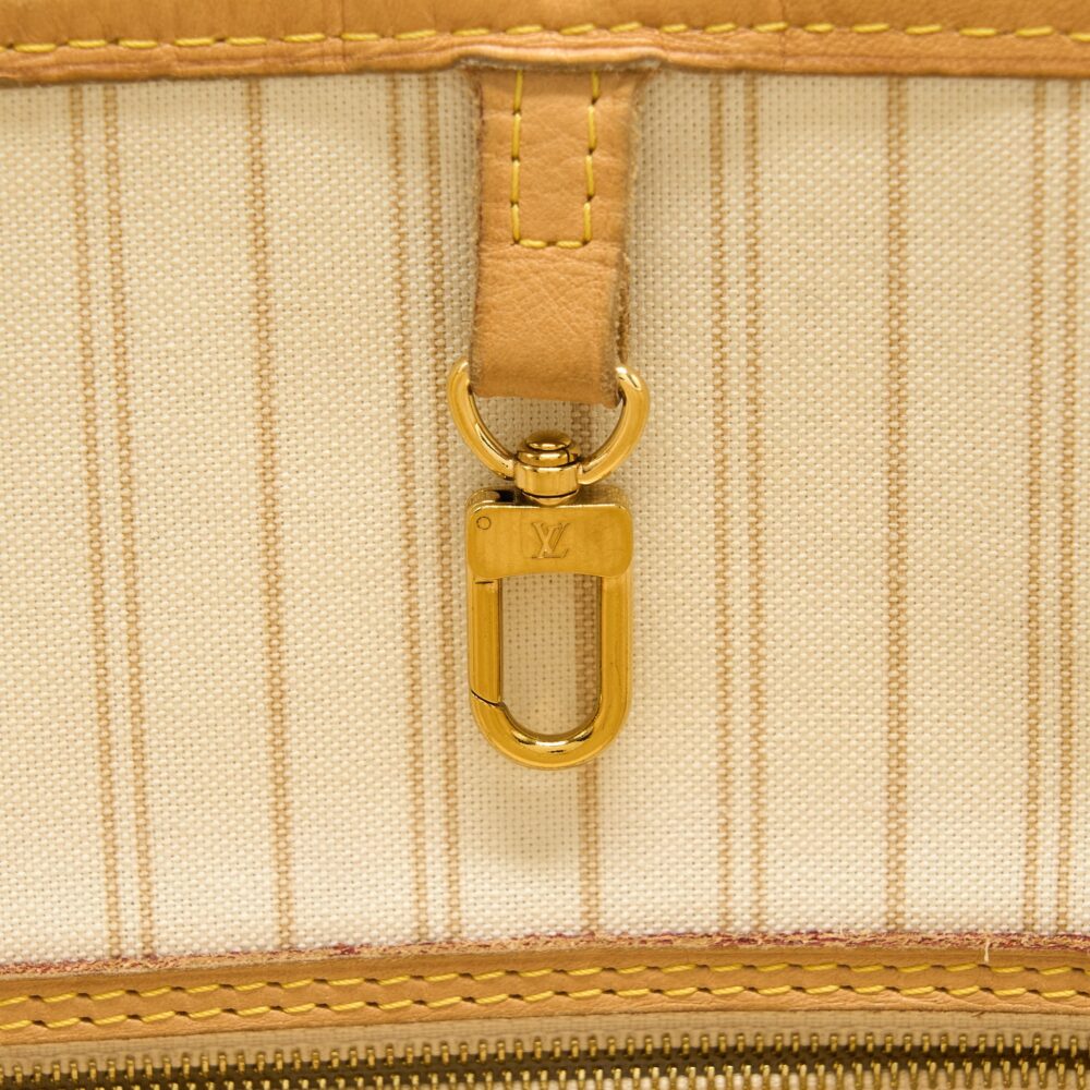 AAA Replica Louis Vuitton LV NEVERFULL MM DAMIER AZUR GHW
