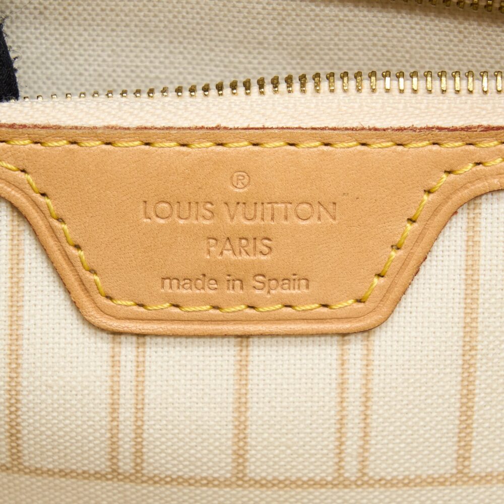 AAA Replica Louis Vuitton LV NEVERFULL MM DAMIER AZUR GHW