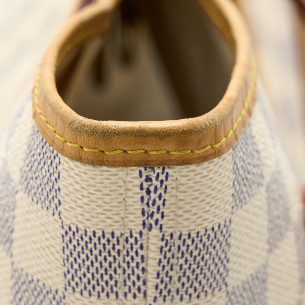 AAA Replica Louis Vuitton LV NEVERFULL MM DAMIER AZUR GHW