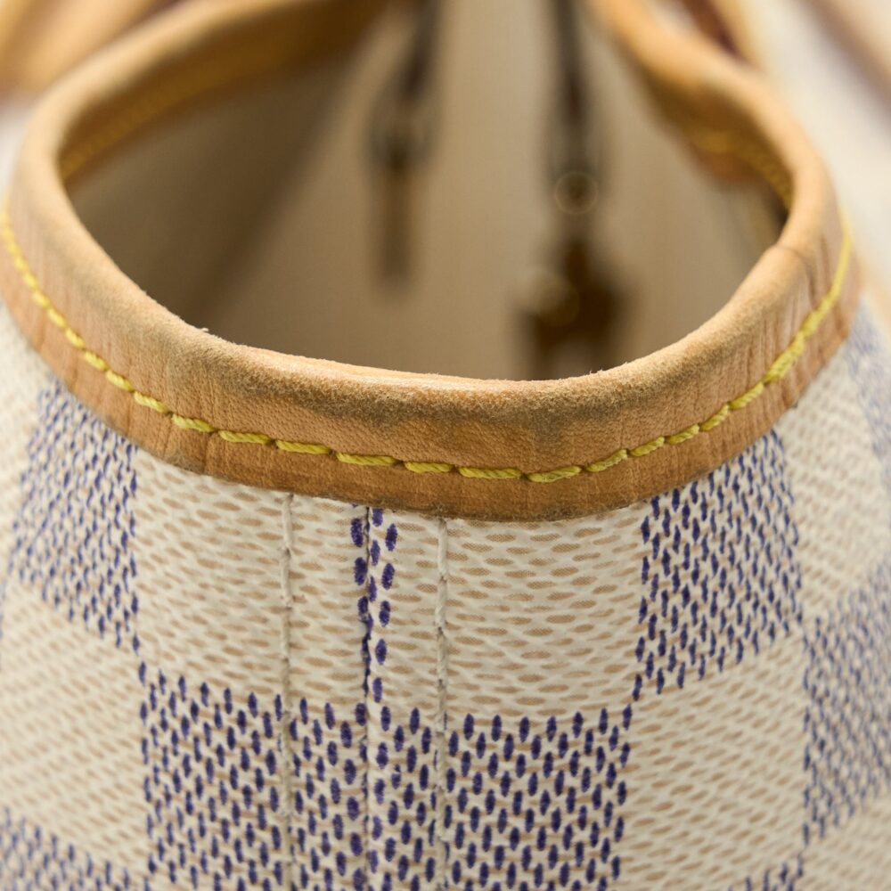 AAA Replica Louis Vuitton LV NEVERFULL MM DAMIER AZUR GHW