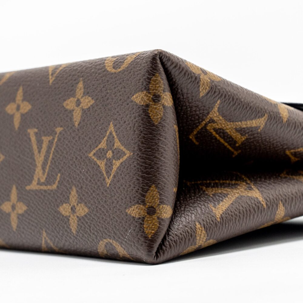 AAA Replica Louis Vuitton LV LOCKY BB MONOGRAM CANVAS/LEATHER BLACK GHW