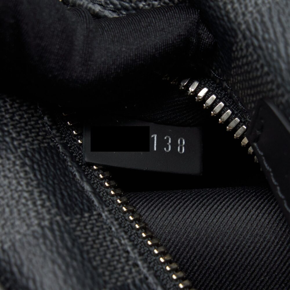 AAA Replica Louis Vuitton LV DAMIER GRAPHITE BACKPACK BLACK SHW